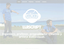 Tablet Screenshot of luiscript.com